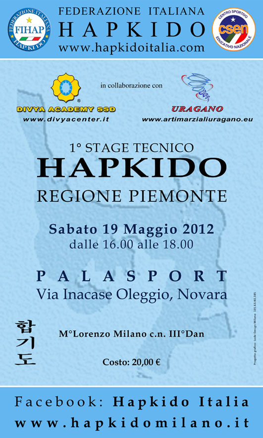 1Stage Tecnico REGIONE PIEMONTE - 11/05/2012