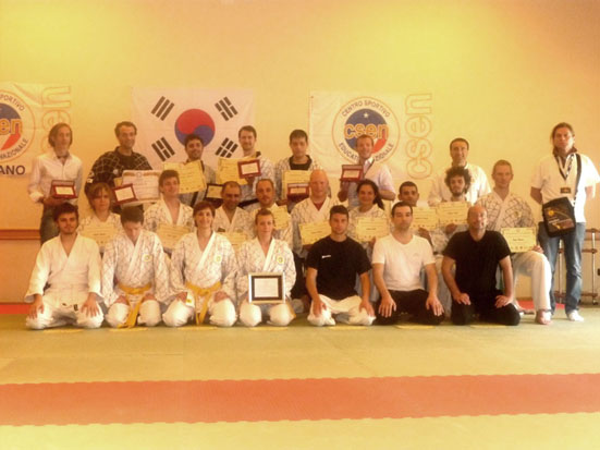 Stagisti_Hapkido_Dom8_Maggio2011_Milano
