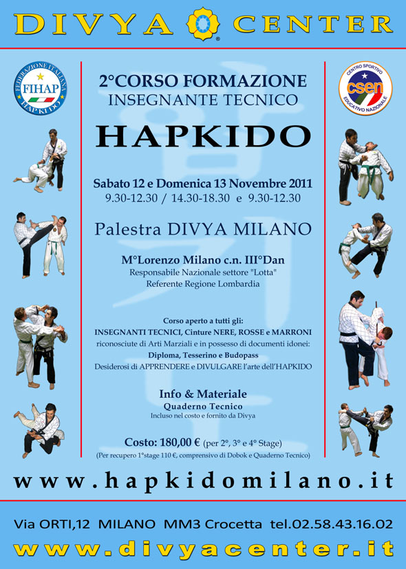 2Corso Formazione Insegnanti Tecnici Hapkido