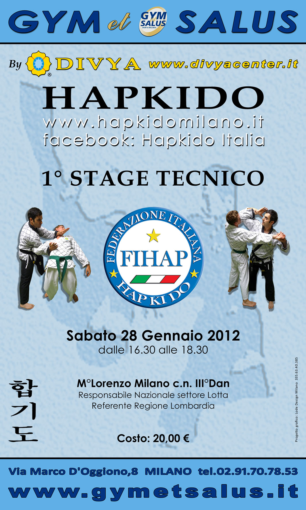 Stage Tecnico - c/o Palestra GYM et SALUS Milano