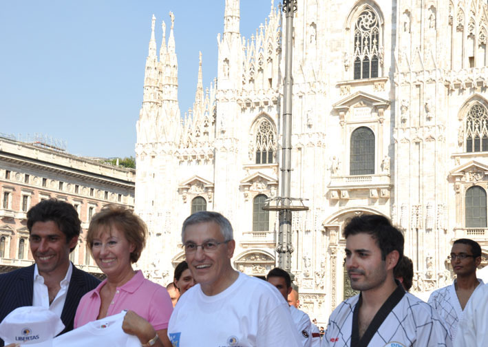 HAPKIDO a Milano in Duomo Sett.2010